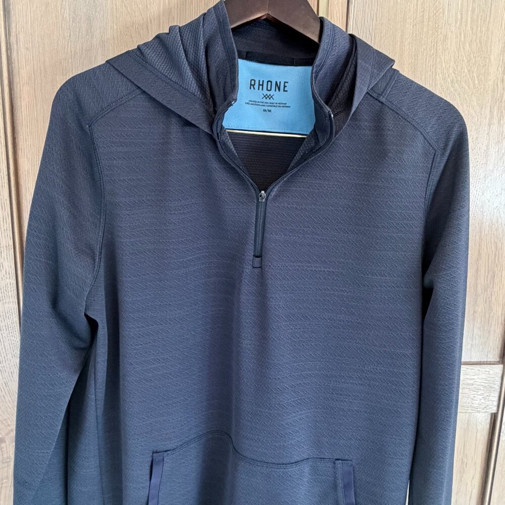Rhone performance qtr zip hoody - waffle tech
